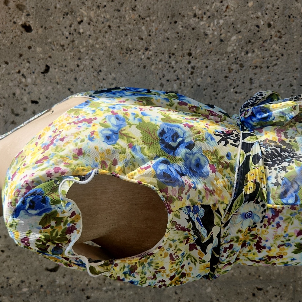 Y2K vibrant floral blouse - Picture 13 of 15